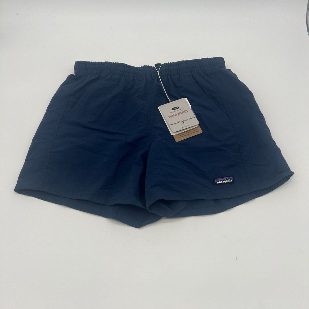Patagonia Women's Athletic Shorts - Navy Blue
